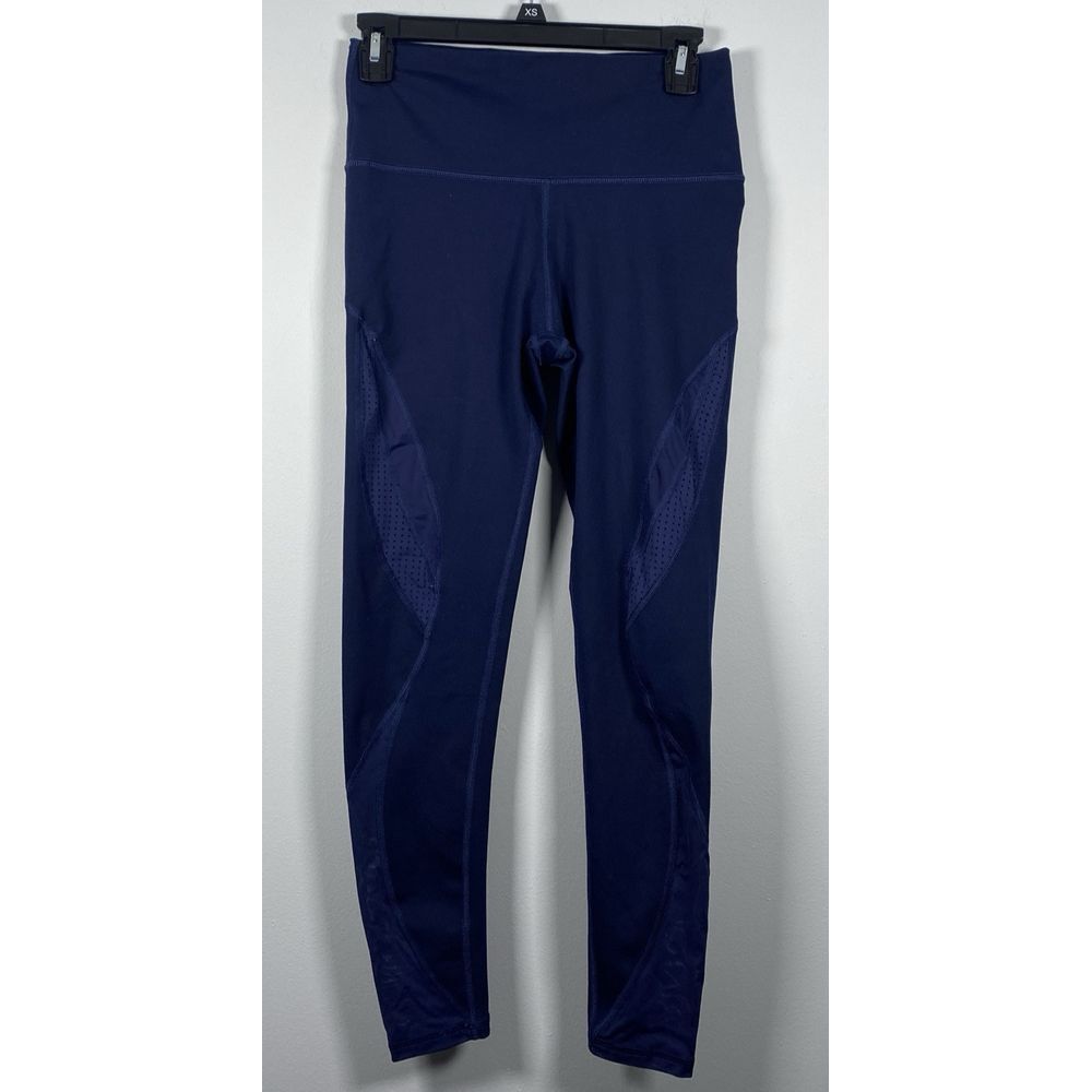 Aerie Leggings Womens Medium Blue‎ Chill Play Move Mesh Perforated High Rise